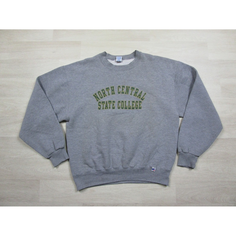 Vintage North Central State College Sweatshirt (L) Russell Athletic Ohio School